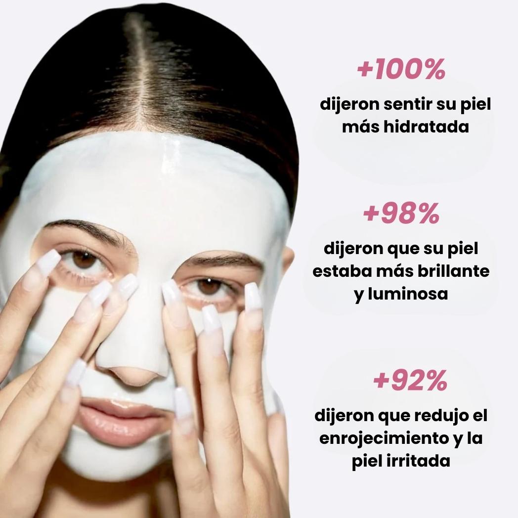 Efecto Koreano Piel de Cristal | Mascarilla Bio-Colágeno