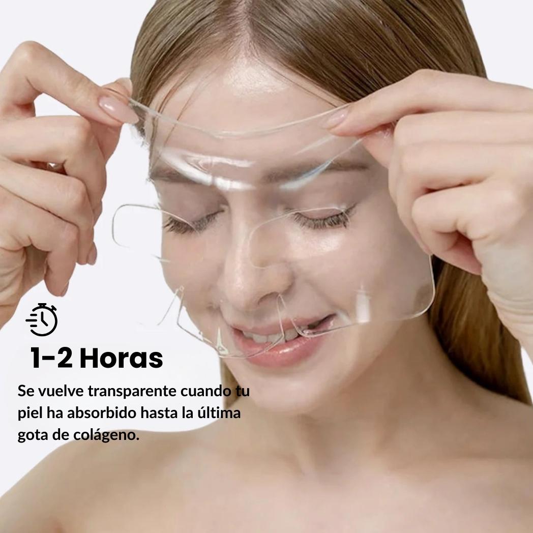Efecto Koreano Piel de Cristal | Mascarilla Bio-Colágeno
