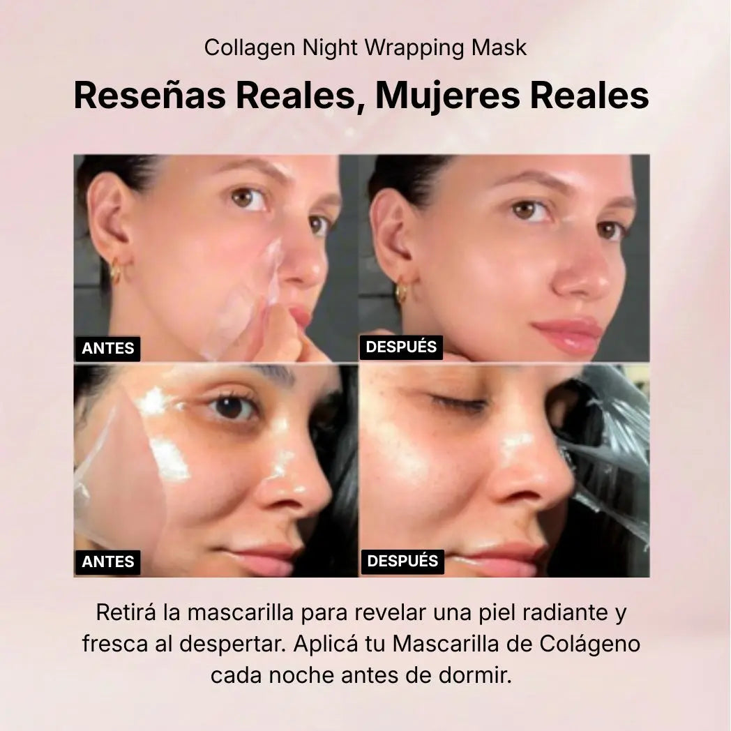Despierta con la Piel de Cristal - Mascarilla Colágeno