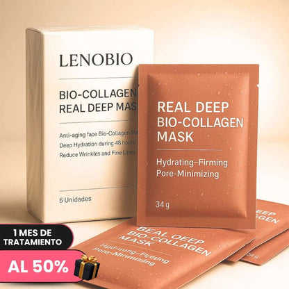 Efecto Koreano Piel de Cristal | Mascarilla Bio-Colágeno